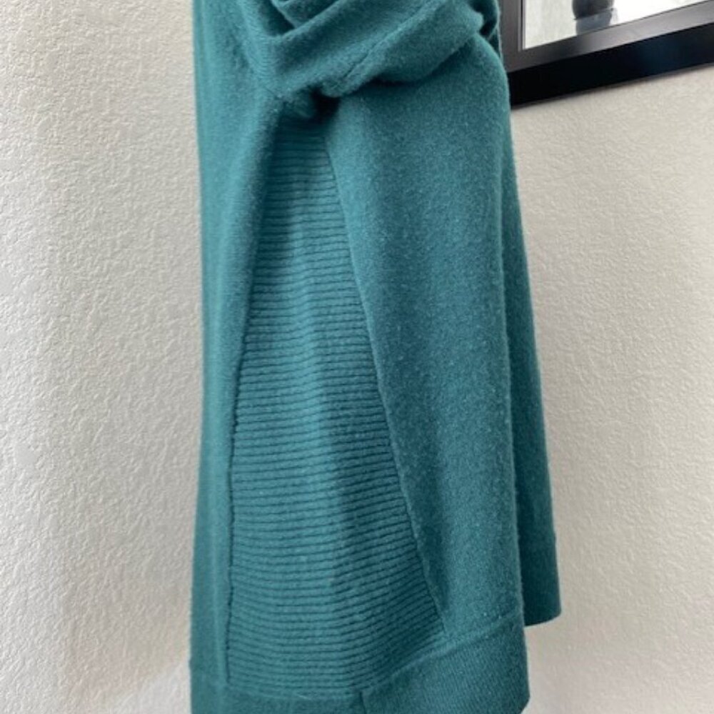HALOGEN 100% Cashmere Oversized Sweater Hunter Green Small - Picture 11 of 13